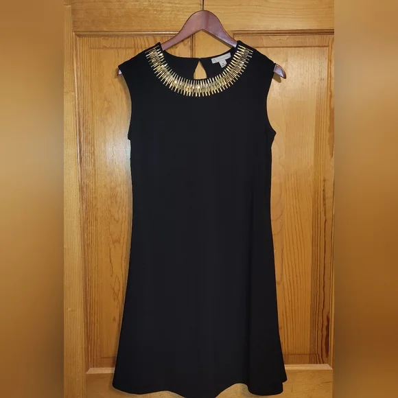 slim fit dress slacks Primavera Couture 4594 Size 12 Black Gold Sequin Prom Dress Corset Sli –  Glass Slipper Formals main image 1